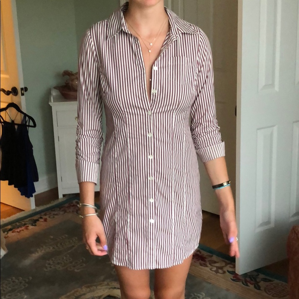 Juicy Couture Stripe Button Down Dress